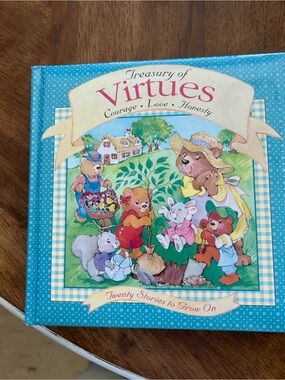 Treasury of Virtues Children's Storybook - Blue Illustrated Hardcover